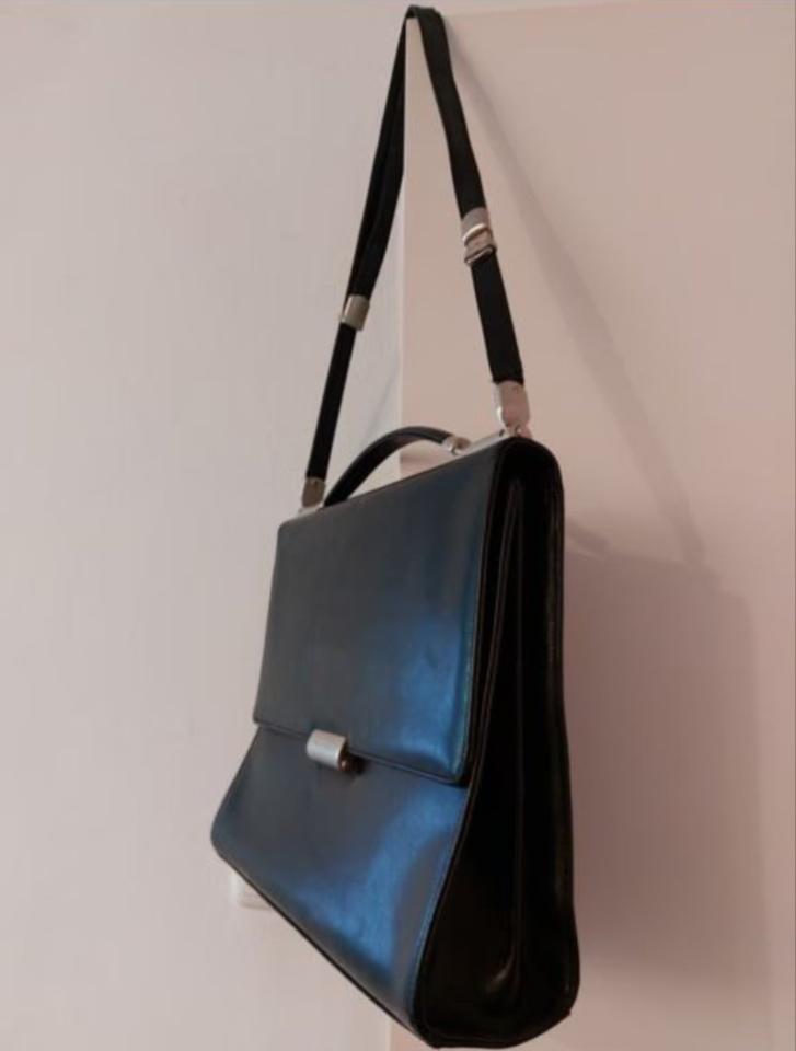 Mandarina Duck Tasche Leder  schwarz 34 x 30 x 12 cm kratzfest in Köln