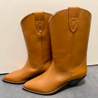 Closed Stiefel Boots Cowboy 41 Leder Cognac Blumenthal - Farge Vorschau