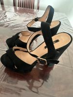 Damen Plateau Schuhe / High Heels schwarz samt Gr.39 Bayern - Fürth Vorschau