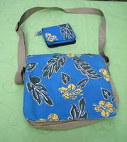 Schulter Stofftasche 25x25x6 + passendes Portemonnaie 11x9 blau- Dortmund - Innenstadt-Nord Vorschau