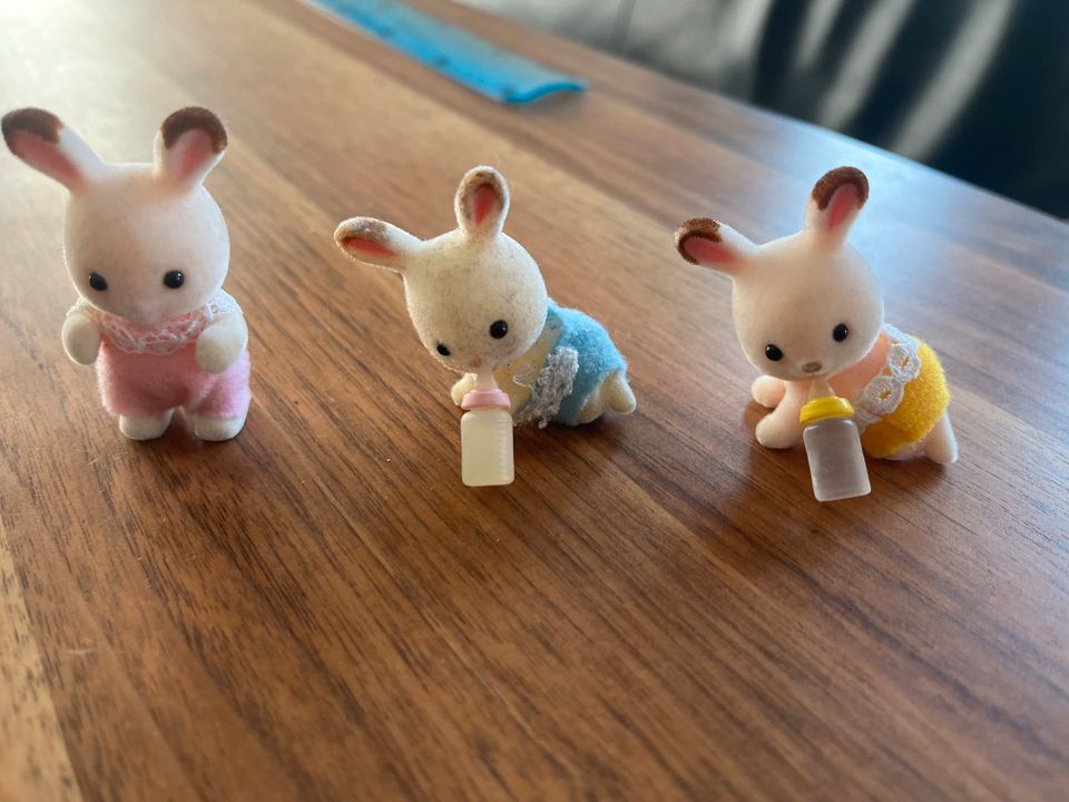 Sylvanian Families Schokoladenhasen Babies Hasen in Düsseldorf