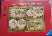 18.000 Teile Ravensburger Puzzle, Historische Weltkarten Nordrhein-Westfalen - Meinerzhagen Vorschau