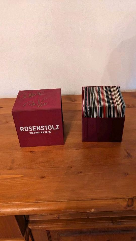 Riesige Rosenstolz Sammlung DVD CD Christbaumkugeln in Magdeburg