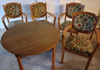 Tisch Esstisch 4x Stühle Holz massiv Vintage Danish Mid Century Niedersachsen - Peine Vorschau