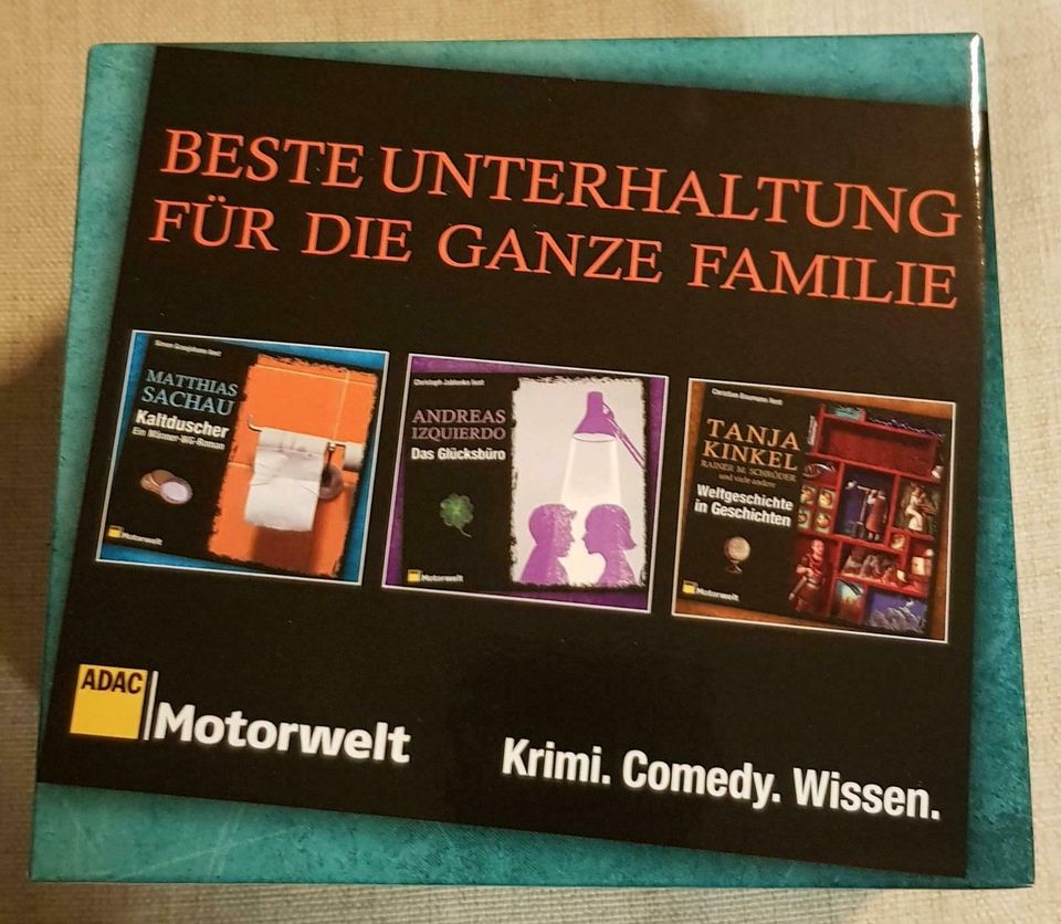 ADAC Motorwelt Hörbuchbox, Unterhaltung für die ganze Familie in Kevelaer