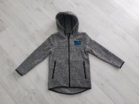 Fleecejacke Strickjacke jacke grau meliert gr. 128 neu Sachsen-Anhalt - Weißenfels Vorschau