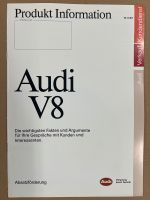 AUDI V8 Produktinformation 8/88 Baden-Württemberg - Bad Herrenalb Vorschau