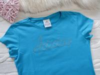 ❤️ ADIDAS T-Shirt 40 38 türkis Nieten-Logo Sport Freizeit MIMY40 Berlin - Mahlsdorf Vorschau