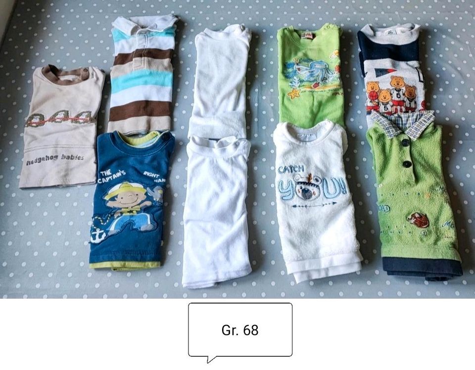 Junge Shirts Pullover Strampler Gr. 62, 62/68, 68 Rabatt möglich in Merkelbach