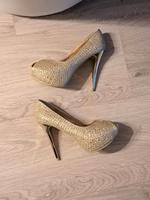 Muse schicke High Heels Peeptoe 38 wie Neu Bayern - Weidenbach Vorschau