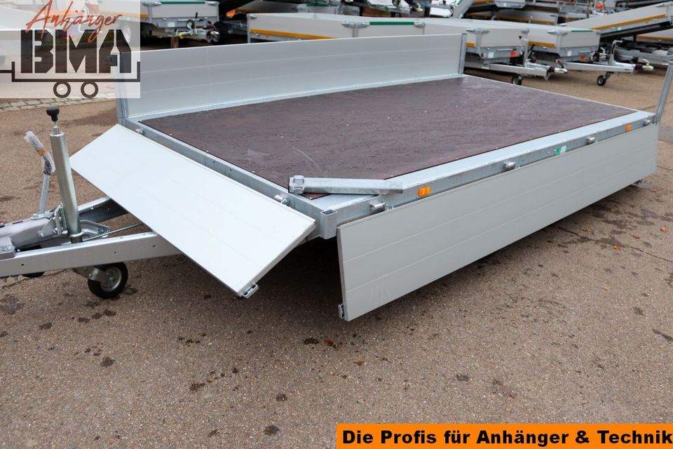 Hochlader Anhänger EDUARD 356x200x40 3500kg lfh. 63cm 40cm Bordwä in Mühlhausen im Täle