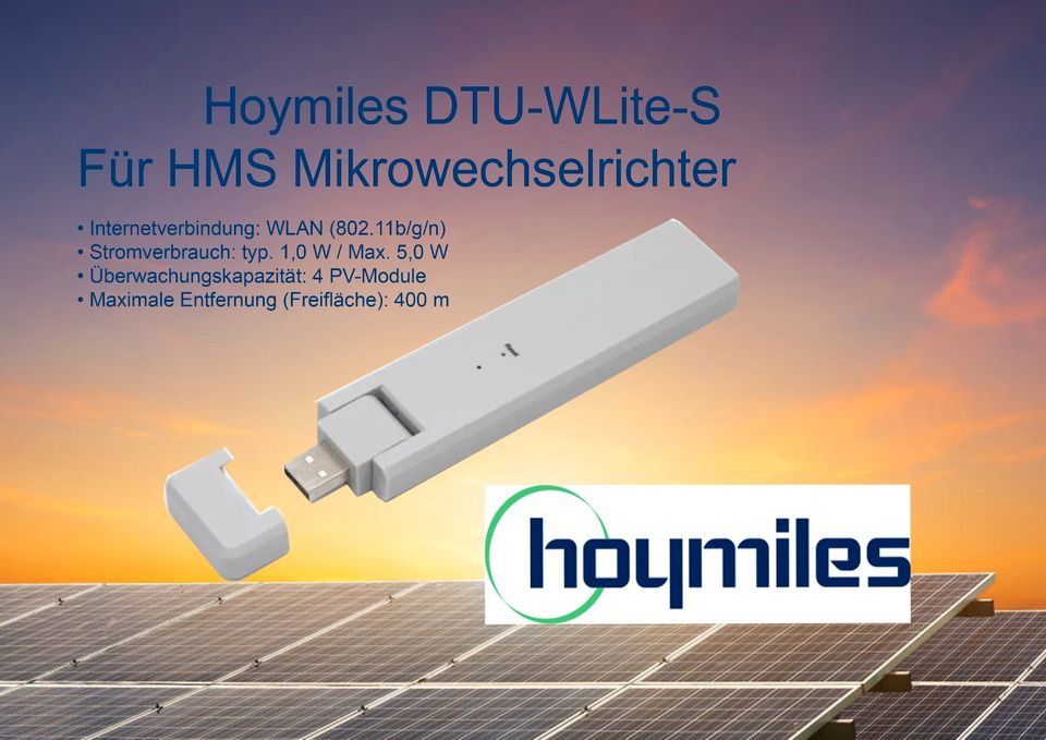 Hoymiles DTU-WLite-S (Für HMS Mikrowechselrichter) in Düren