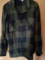 Hemd H&M Gr. 38 oliv/schwarz Bayern - Hohenfurch Vorschau