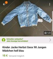 Jacke 98 Geox Kind hellblau Niedersachsen - Tostedt Vorschau