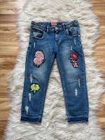 Vingino Jeans 7/8 Länge Ankle mit Patches Gr. 8 Niedersachsen - Eime Vorschau