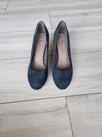 Tamaris Absatzschuhe blau samt Schleswig-Holstein - Norderstedt Vorschau