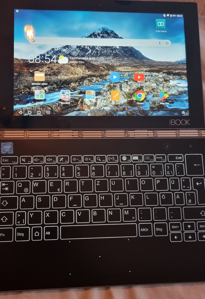 Lenovo Yoga Book Android tablet in Nieder-Olm