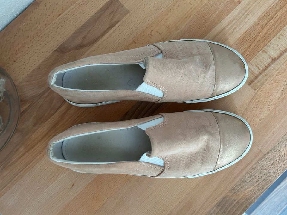 Pull & Beat, Loafer Schuhe, 40, Rosa mit Glitzer in Backnang