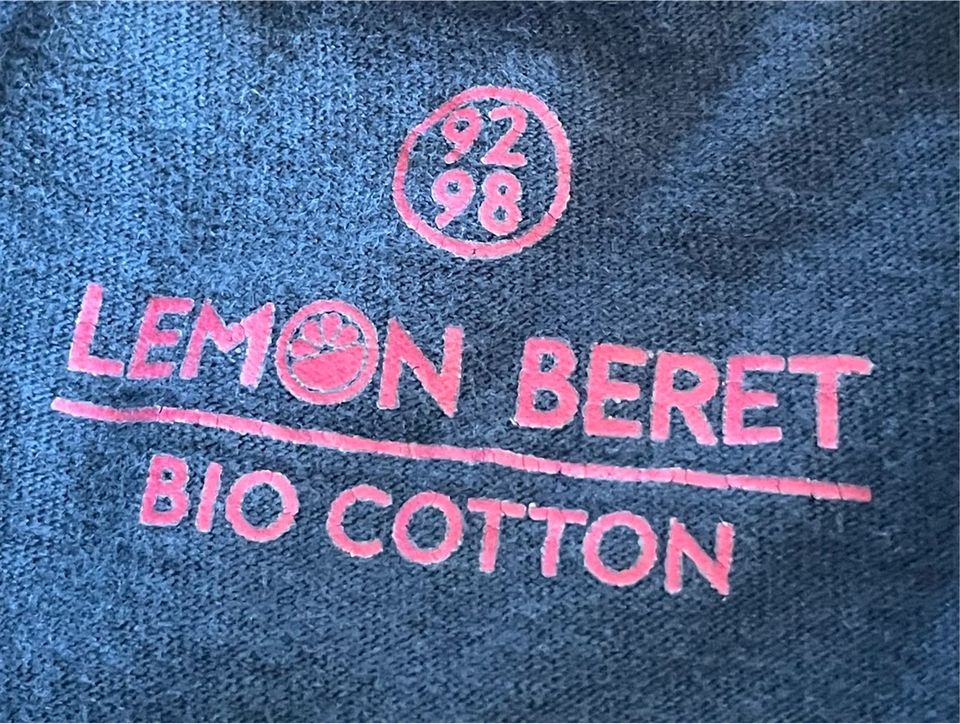 Mädchen-Sommerkleid Lemon Beret, Gr. 92/98, dunkelblau/ weiß in Niederschönenfeld