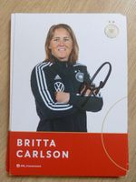 Britta Carlson - handsignierte Autogrammkarte - DFB Saarland - Großrosseln Vorschau