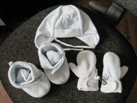 Sterntaler Set Baby Mütze Handschuhe Schuhe hellblau Fleece Sachsen - Wurzen Vorschau