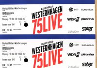 2 Tickets Westernhagen Konzert Köln am 13.5. Innenraum Pankow - Prenzlauer Berg Vorschau
