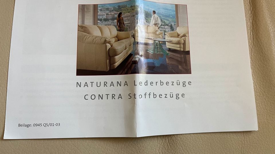 Ledergarnitur Leder Sofa Couch Sessel in Kiel