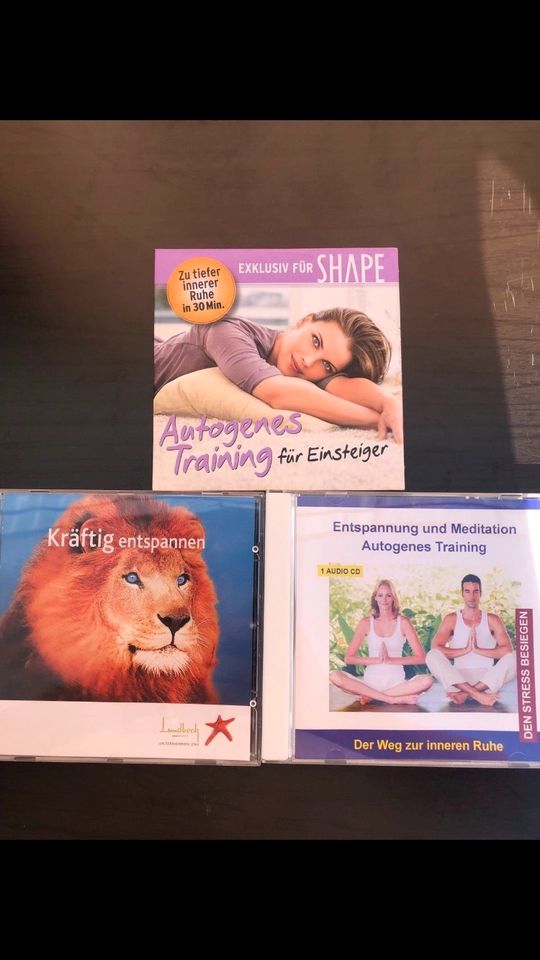 Yoga CD Entspannung Autogenes Training  Abnehmen je CD € 2.- in Staudernheim