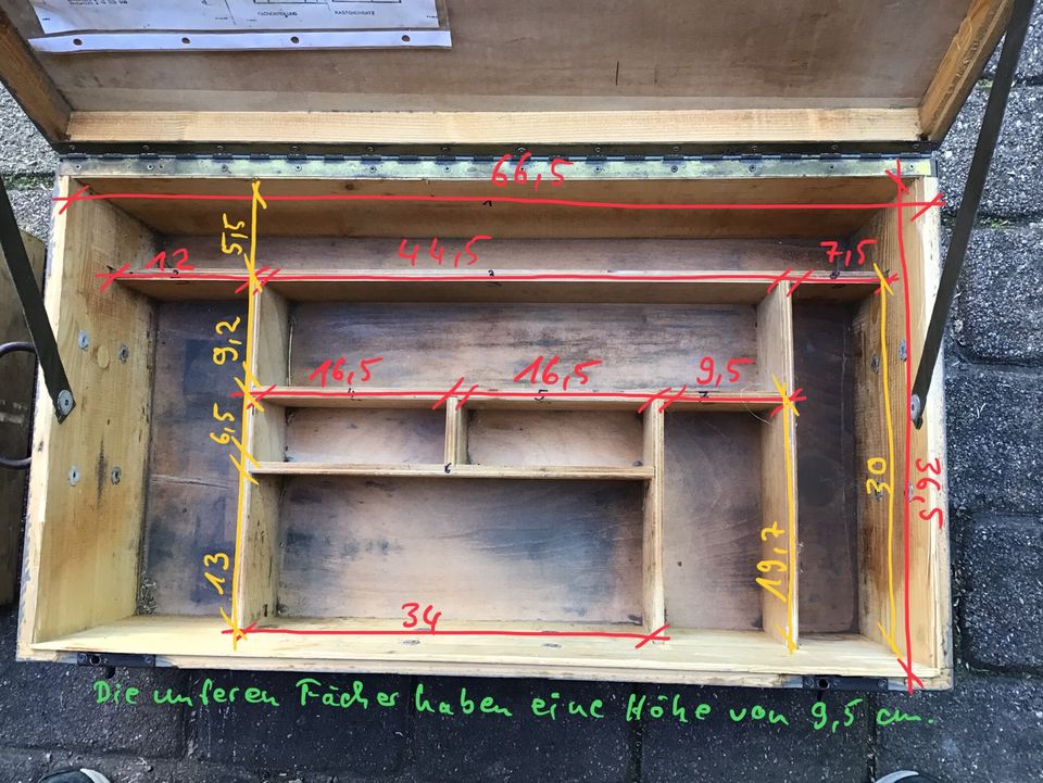 Holzkiste Transportkiste Bundeswehr in Reinbek