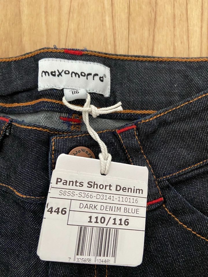 Maxomorra Jeans-Short, Gr. 110/116, NEU in Mauritz