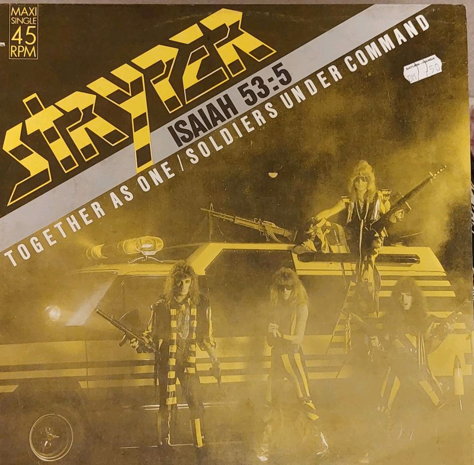 STRYPER 3× Heavy metal Hardrock Vinyl LP in Halstenbek