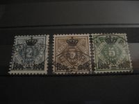 Briefmarken Württemberg MiNr. 107-109 gestempelt Baden-Württemberg - Konstanz Vorschau