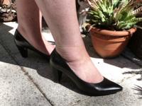 Leder-Pumps schwarz Hessen - Hünstetten Vorschau