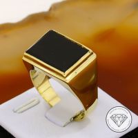 Wert 2.500,- Onyx Herren Ring 585 Gold 14 Karat KT M 190420 XXYY Hannover - Mitte Vorschau