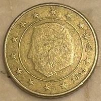 50 Cent Münze 2004 Belgien König Albert || Fehlprägungen Nordrhein-Westfalen - Mechernich Vorschau
