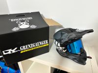 Grenzgänger Helm Warprint Camo grey M mit Brille Sachsen - Dahlen Vorschau