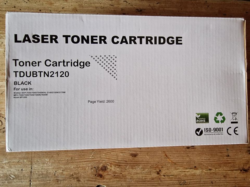 Laser Toner Cartridge  TDUBTN2120 Black für Brother-Drucker in Großhabersdorf