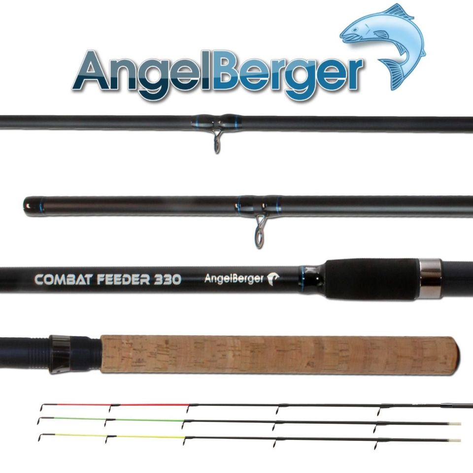 Angel Berger Combat Feeder 330 Feederrute Carbon Steck Angelrute in Themar