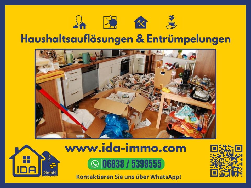 Entrümpelung / Haushaltsauflösung / Wohnungsauflösung /Entsorgung in Nalbach