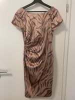 Braun beige Marc Cain Kleid figurbetont eng Zebramuster Midikleid Saarbrücken-West - Altenkessel Vorschau