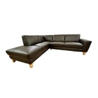 NEU! Ecksofa Leder Premium ! Schoko Dunkelbraun !Eiche Massiv Nordrhein-Westfalen - Löhne Vorschau