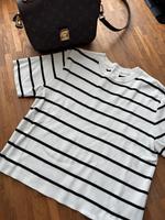 H&M Kurzarm Pullover schwarz/ weiß Gr: S Bremen - Horn Vorschau