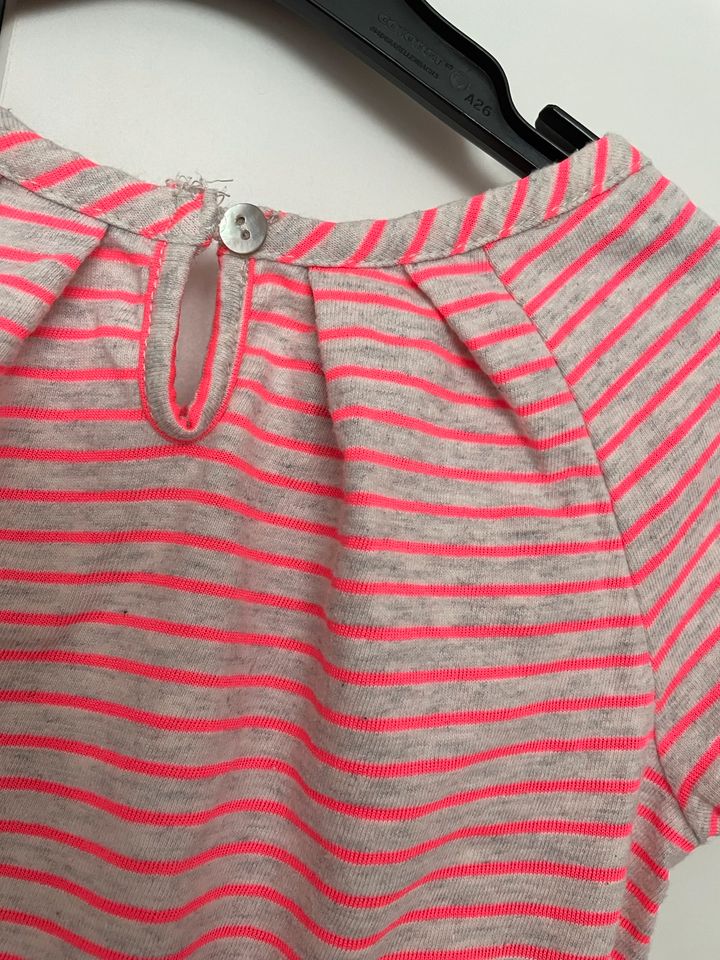 Kleid gestreift neon pink benetton 1Y 82 cm in Linsengericht