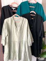Baumwolle Musselin Kleid ❤️lässig Volantkleid mini 46/48 Hamburg - Bergedorf Vorschau