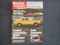 Auto Motor  Sport Zeitschrift    7 November 1970 Nordrhein-Westfalen - Rheinbach Vorschau