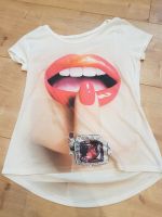 Damen Shirt Creme weiß Mund Lippen wie Neu Größe 38 Bayern - Günzburg Vorschau