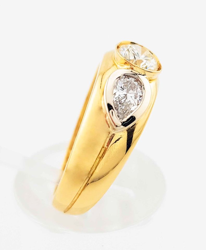 Gold Ring Diamant 1,062 ct. - VVS1 | RG 56 | 18 Kt. 750 Gelbgold | Damen - G 1743 in Regensburg