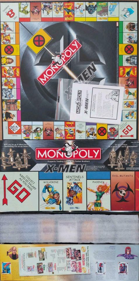 Monopoly X-Men animated series Collectors Edition Marvel Komplett in Bruckmühl