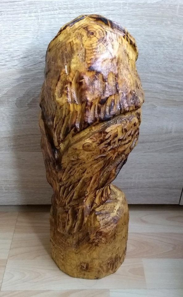 Große Holz-Eule Skulptur Motorsäge Garten-Deko Kettensäge in Dortmund