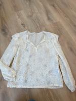 Maje Bluse Cupro Größe 2 38 Creme weiß schwarz Sterne neu Bayern - Kahl am Main Vorschau